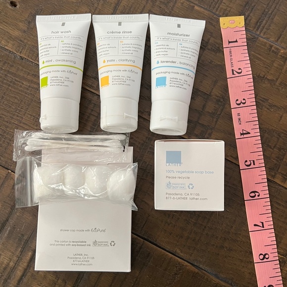 NEW!  Luxury Bath LATHER Modern Apothecary Sample Size Toiletries - Picture 4 of 4